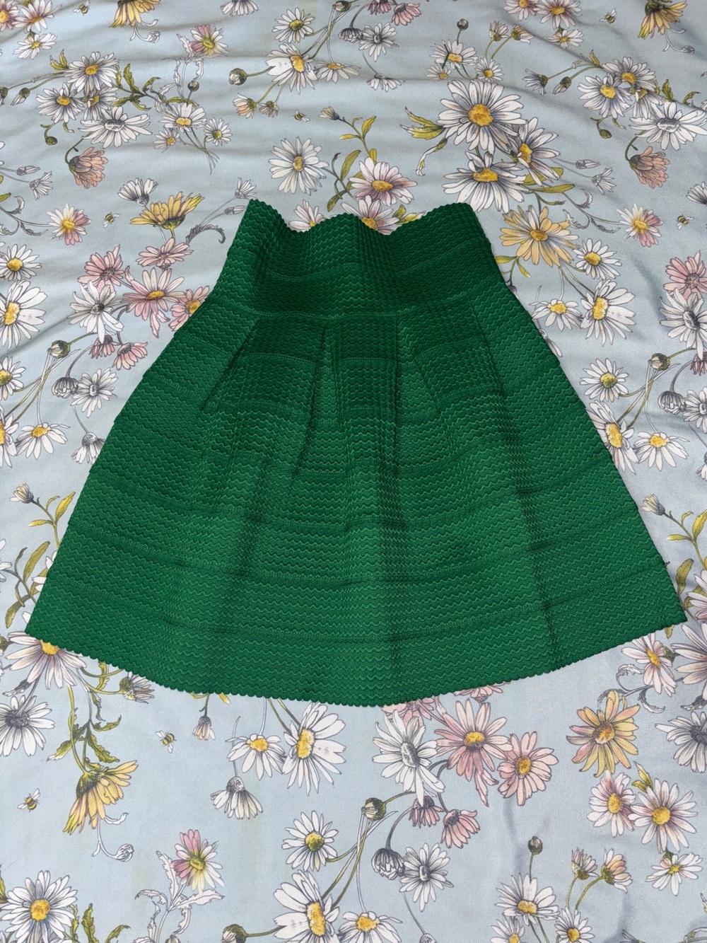Girls from Savoy Green Anthropology High Waisted Mini Skirt Women’s Size Small